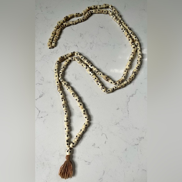 Antique Himalayan Kali Yuga Skull Prayer Mala - Picture 1 of 2